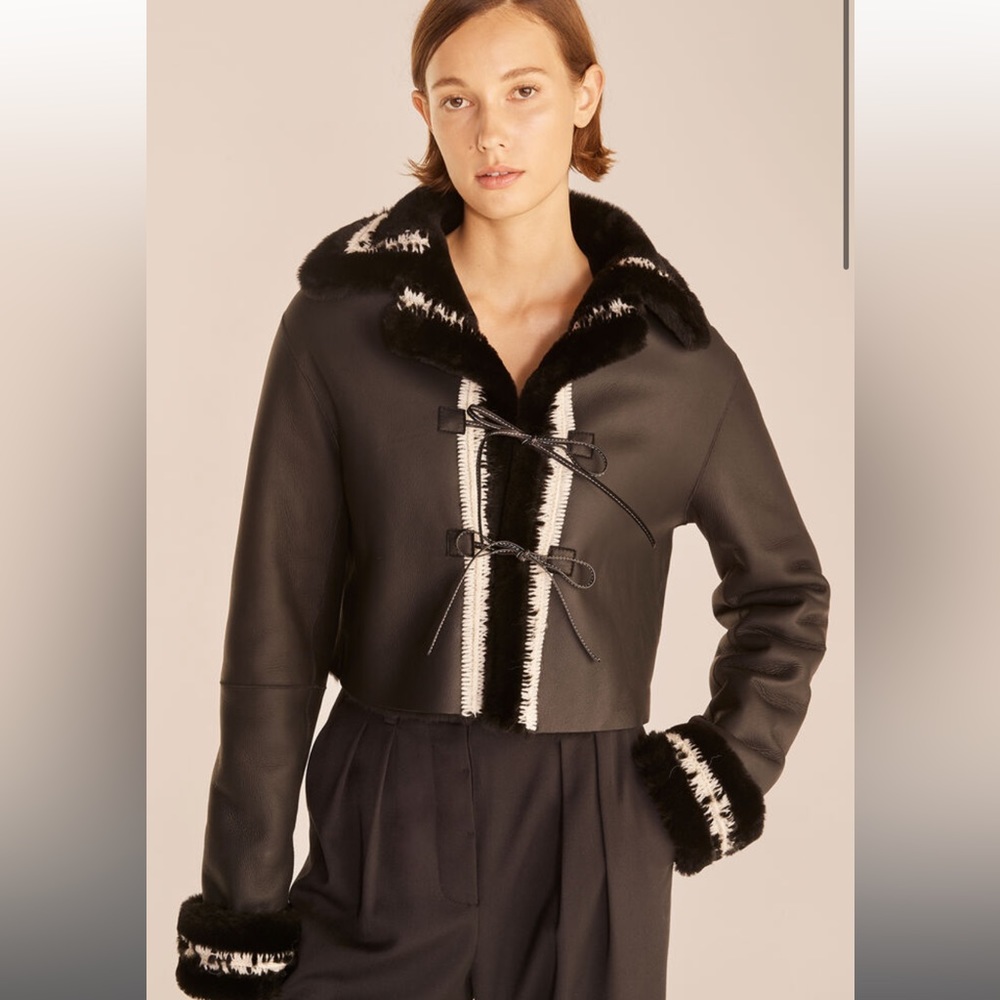REBECCA TAYLOR - Shearling jacket